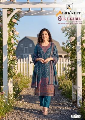 Alok suit gul e kabul wholesale dress material ahmedabad
